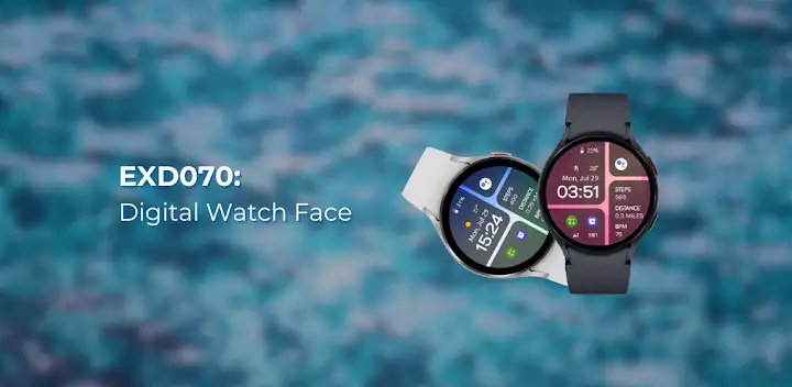 EXD070: Digital Watch Face — Android app banner