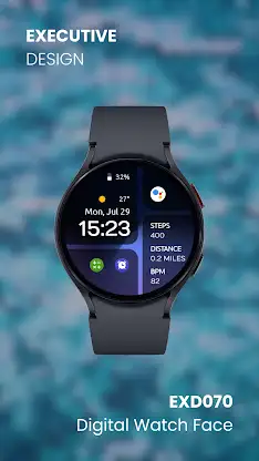 EXD070: Digital Watch Face screenshot 8
