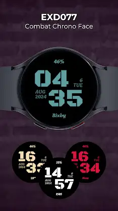 EXD077: Combat Watch Face screenshot 7