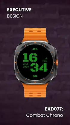 EXD077: Combat Watch Face screenshot 4