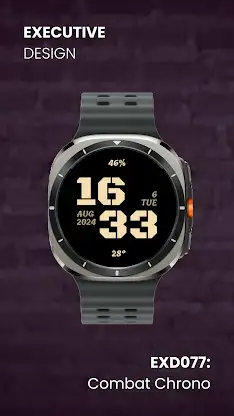EXD077: Combat Watch Face screenshot 3