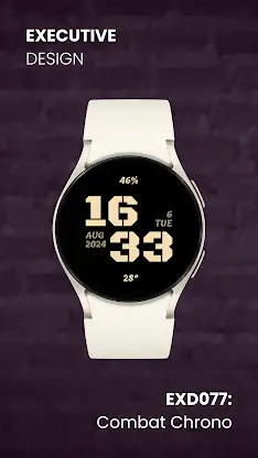 EXD077: Combat Watch Face screenshot 1