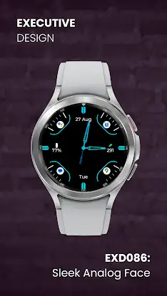 EXD086: Sleek Analog WatchFace screenshot 2