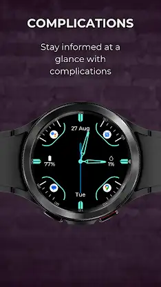 EXD086: Sleek Analog WatchFace screenshot 6