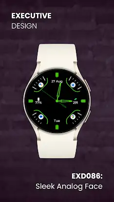 EXD086: Sleek Analog WatchFace screenshot 4
