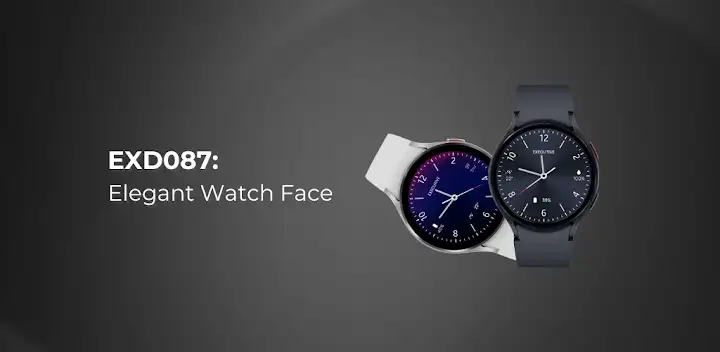EXD087: Elegant Watch Face — Android app banner