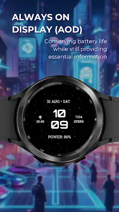 EXD088: Futuristic Watch Face screenshot 4