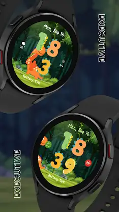 EXD093: Playful Dino Face screenshot 1