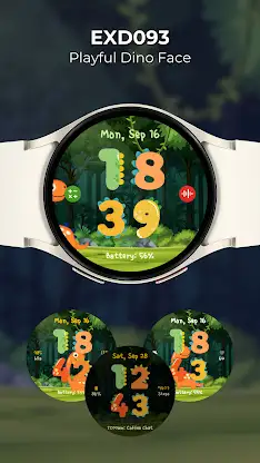EXD093: Playful Dino Face screenshot 5