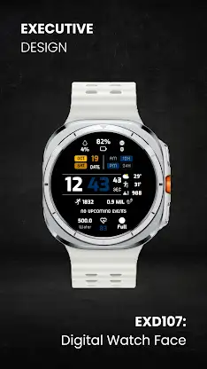 EXD107: Digital Watch Face screenshot 3