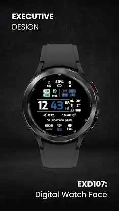 EXD107: Digital Watch Face screenshot 2