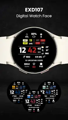 EXD107: Digital Watch Face screenshot 5