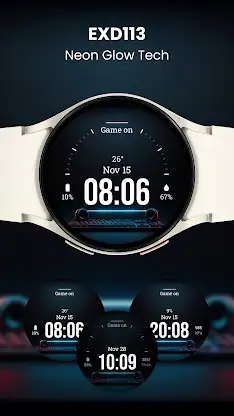 EXD113: Neon Glow Tech screenshot 5