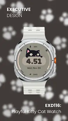 EXD116: Playful Kitty Cat Face screenshot 4