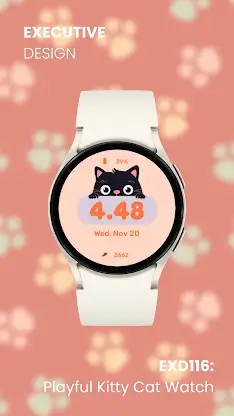 EXD116: Playful Kitty Cat Face screenshot 3