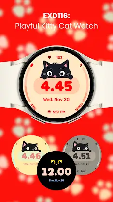 EXD116: Playful Kitty Cat Face screenshot 5