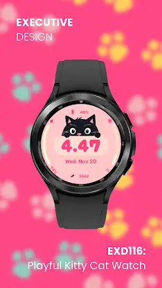 EXD116: Playful Kitty Cat Face screenshot 2