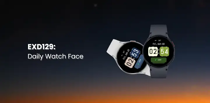 EXD129: Daily Watch Face — Android app banner