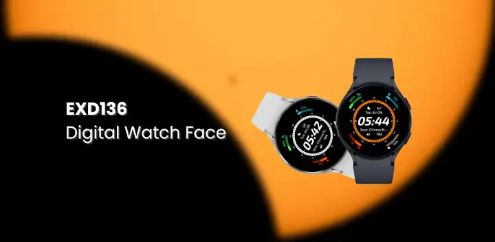 EXD136: Digital Watch Face — Android app banner