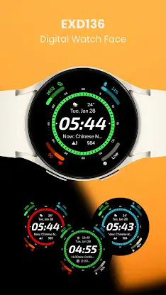 EXD136: Digital Watch Face screenshot 5
