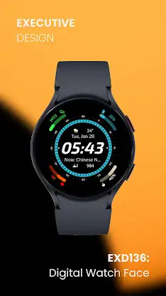 EXD136: Digital Watch Face screenshot 4
