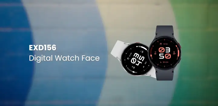 EXD156: Digital Watch Face — Android app banner