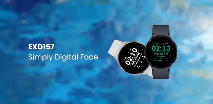 EXD157: Simply Digital Face — Android app banner