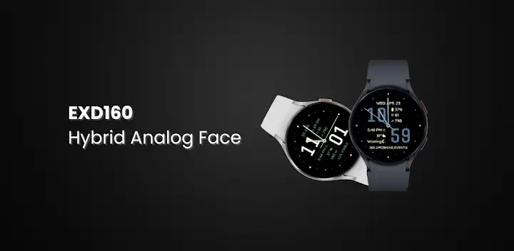 EXD160: Hybrid Analog Face — Android app banner