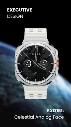 EXD161: Celestial Analog Face screenshot 2