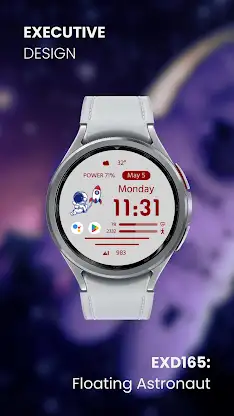 EXD165: Galaxy Astronaut Face screenshot 3