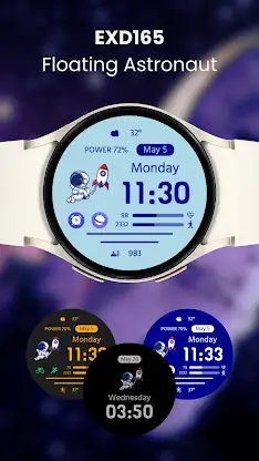 EXD165: Galaxy Astronaut Face screenshot 5