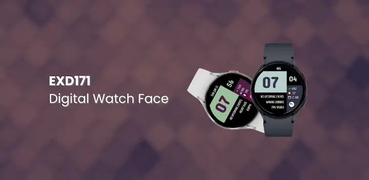 EXD171: Digital Watch Face — Android app banner