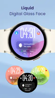 Liquid: Digital Glass Face screenshot 5