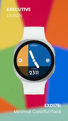 EXD176: Minimal Colorful Face screenshot 2