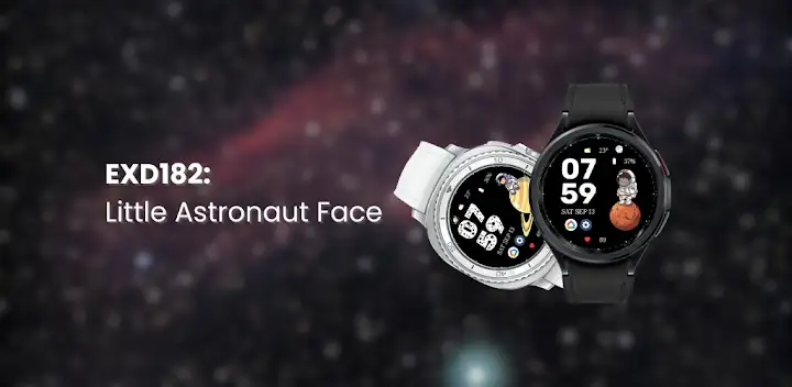 EXD182: Little Astronaut Face — Android app banner