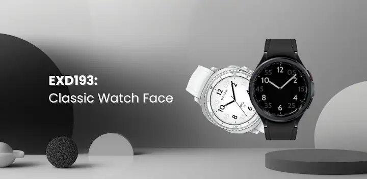 EXD193: Classic Watch Face — Android app banner