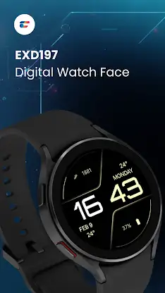 EXD197: Digital Watch Face screenshot 1