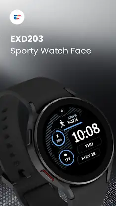 EXD203: Sporty Watch Face screenshot 1