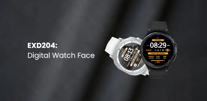 EXD204: Personal Watch Face — Android app banner