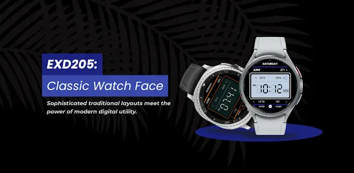EXD205: Classic Watch Face — Android app banner