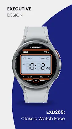 EXD205: Classic Watch Face screenshot 7