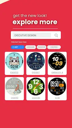 EXD206: Chrono Pop Watch Face screenshot 8