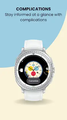 EXD206: Chrono Pop Watch Face screenshot 4