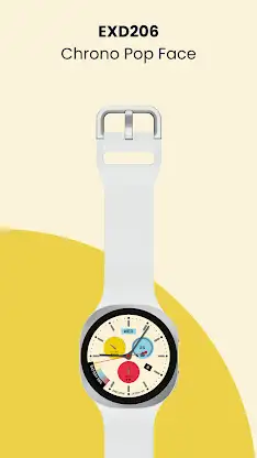 EXD206: Chrono Pop Watch Face screenshot 6