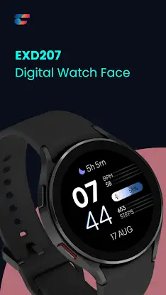 EXD207: Digital Watch Face screenshot 1