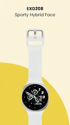 EXD208: Sporty Hybrid Face screenshot 6
