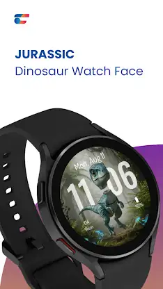 Jurassic: Dinosaur Watch Face screenshot 1