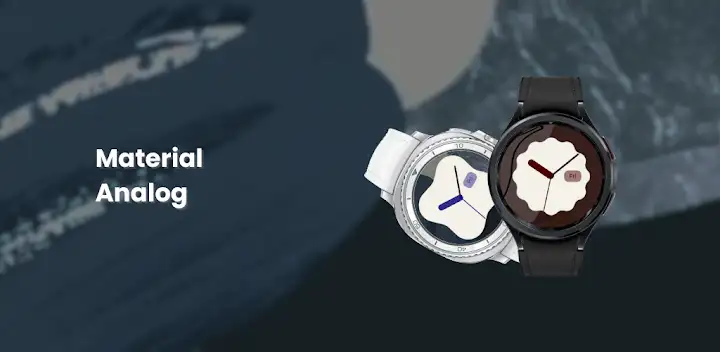 Material Analog Watch Face EXD — Android app banner
