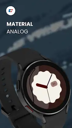 Material Analog Watch Face EXD screenshot 1