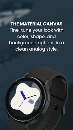 Material Analog Watch Face EXD screenshot 2